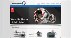 Desktop Screenshot of kaiser-motoren.de